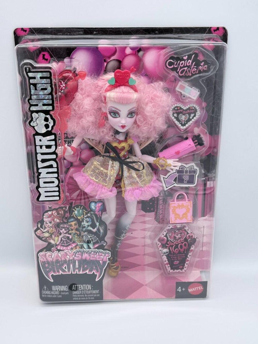 Monster High Scary Sweet Birthday Cupid Asteria Doll JBG77 2025 New Sealed